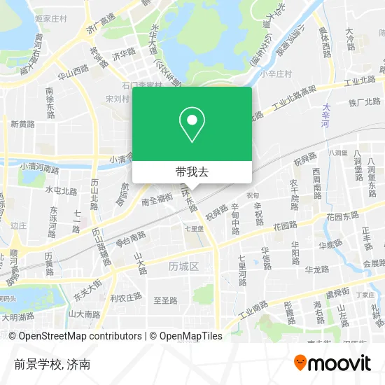 前景学校地图