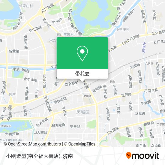 小刚造型(南全福大街店)地图