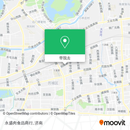 永盛肉食品商行地图