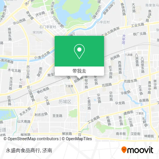 永盛肉食品商行地图