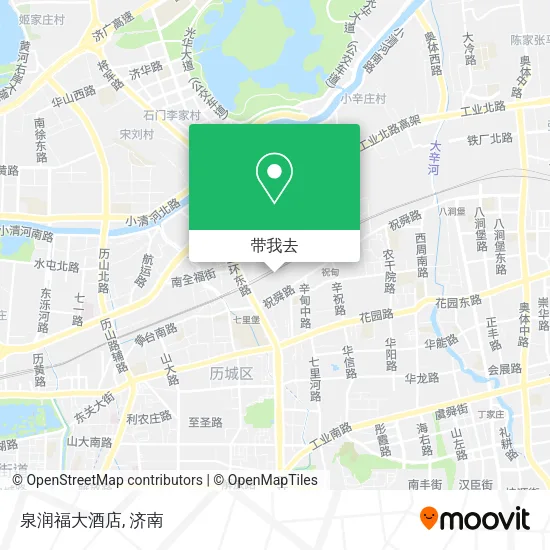 泉润福大酒店地图