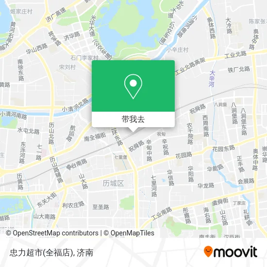 忠力超市(全福店)地图