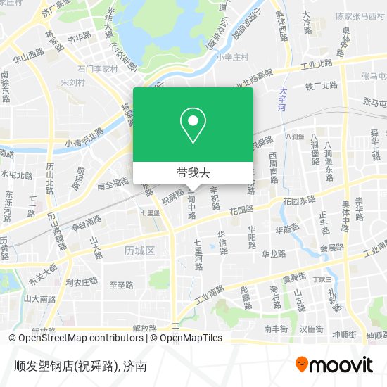 顺发塑钢店(祝舜路)地图