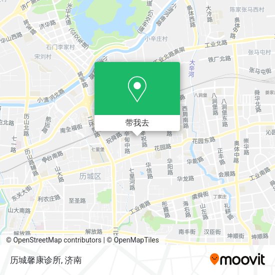 历城馨康诊所地图