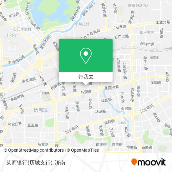 莱商银行(历城支行)地图