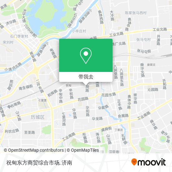祝甸东方商贸综合市场地图