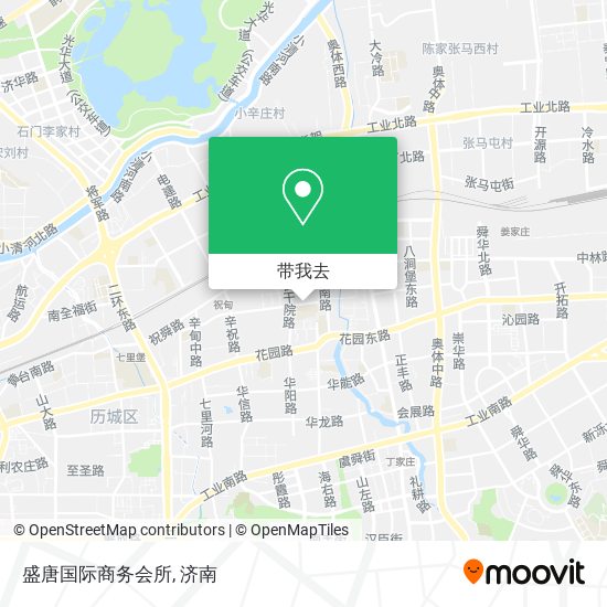 盛唐国际商务会所地图
