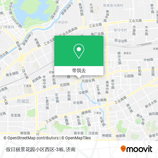 假日丽景花园小区西区-3栋地图