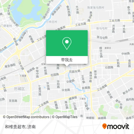 和维贵超市地图