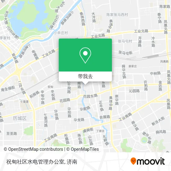祝甸社区水电管理办公室地图