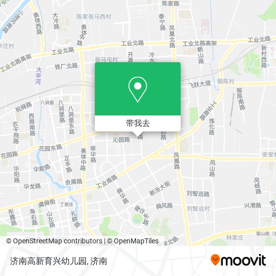济南高新育兴幼儿园地图