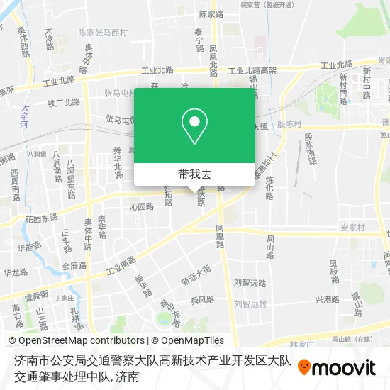 济南市公安局交通警察大队高新技术产业开发区大队交通肇事处理中队地图