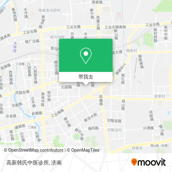 高新韩氏中医诊所地图