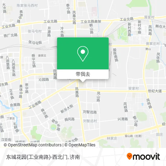 东城花园(工业南路)-西北门地图
