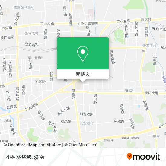 小树林烧烤地图