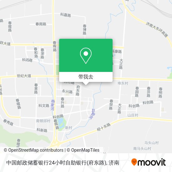 中国邮政储蓄银行24小时自助银行(府东路)地图