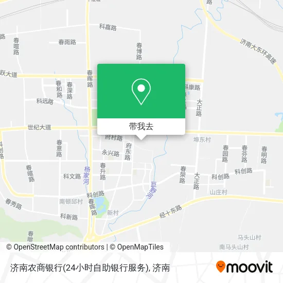 济南农商银行(24小时自助银行服务)地图