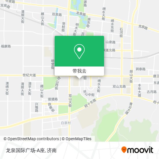 龙泉国际广场-A座地图