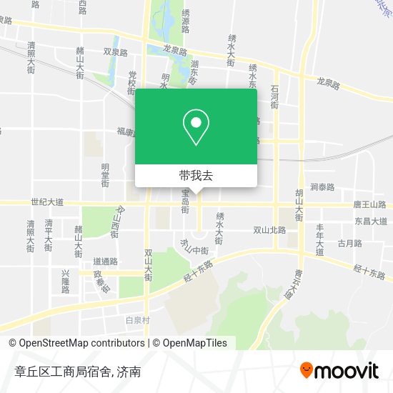 章丘区工商局宿舍地图