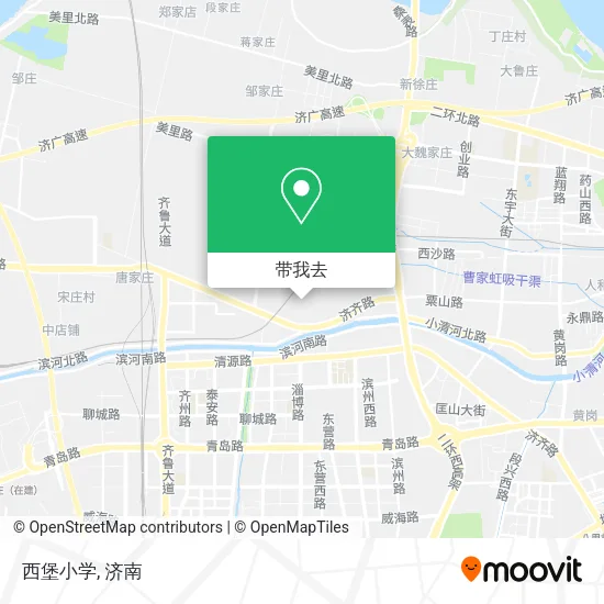 西堡小学地图
