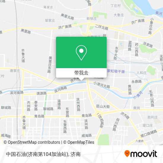 中国石油(济南第104加油站)地图