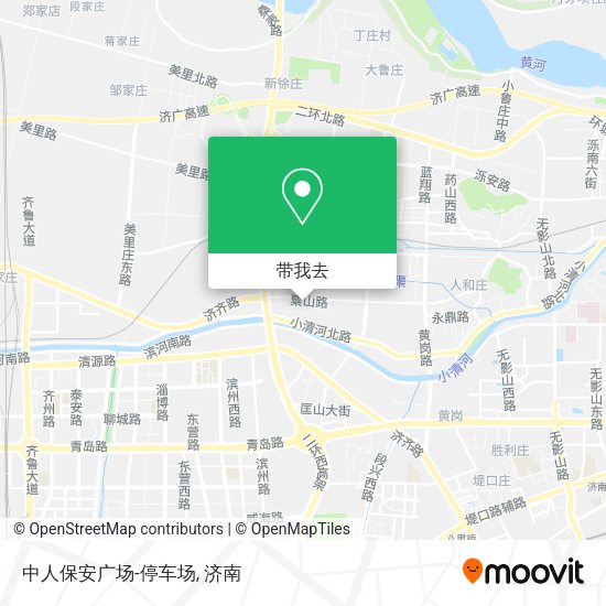 中人保安广场-停车场地图