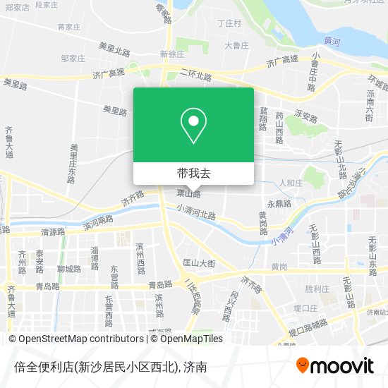 倍全便利店(新沙居民小区西北)地图