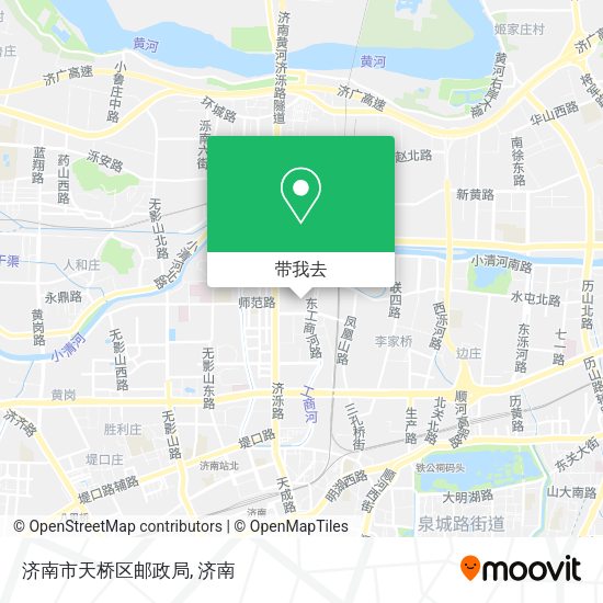 济南市天桥区邮政局地图