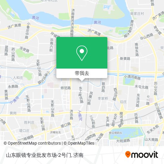山东眼镜专业批发市场-2号门地图