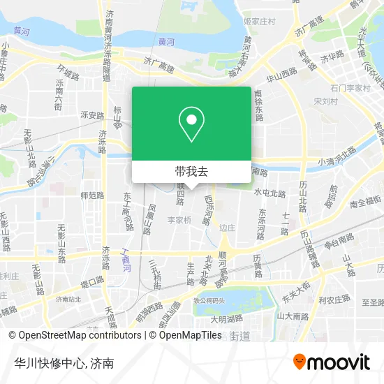 华川快修中心地图