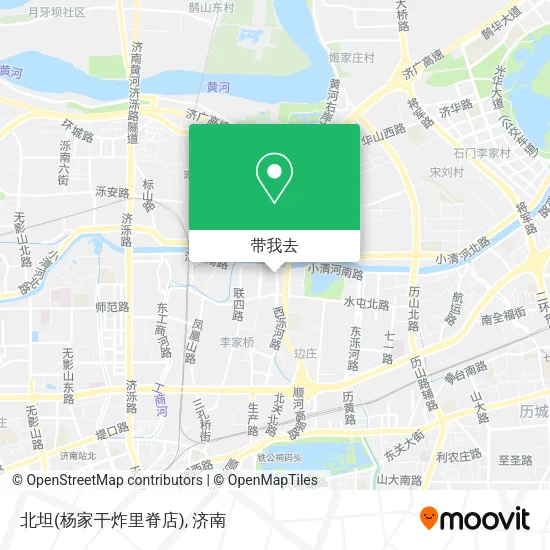 北坦(杨家干炸里脊店)地图