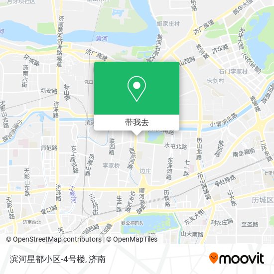 滨河星都小区-4号楼地图