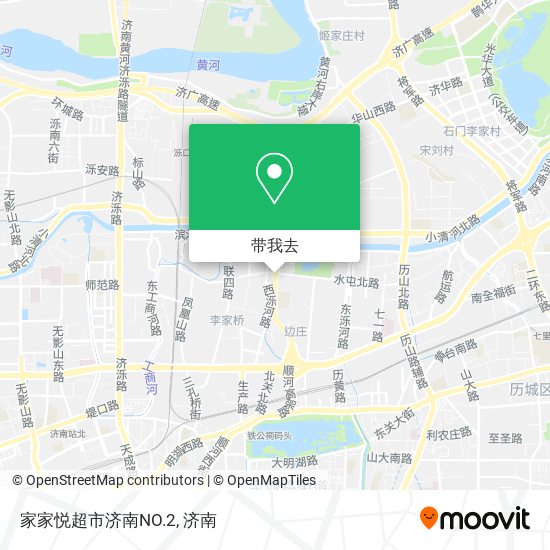 家家悦超市济南NO.2地图