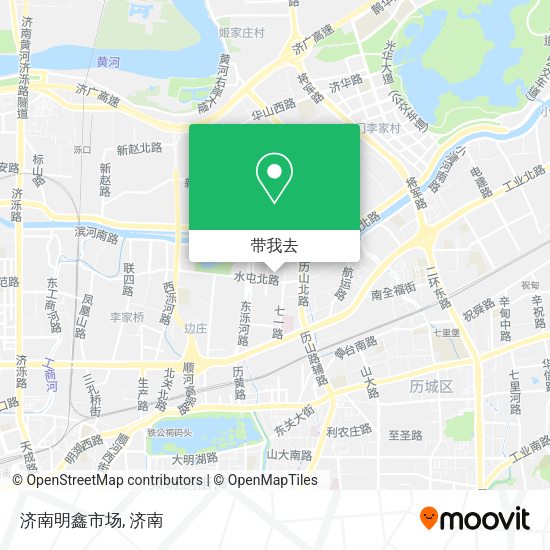济南明鑫市场地图