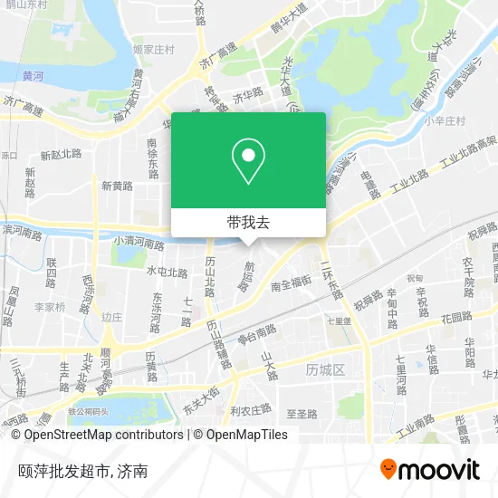 颐萍批发超市地图