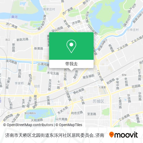 济南市天桥区北园街道东泺河社区居民委员会地图