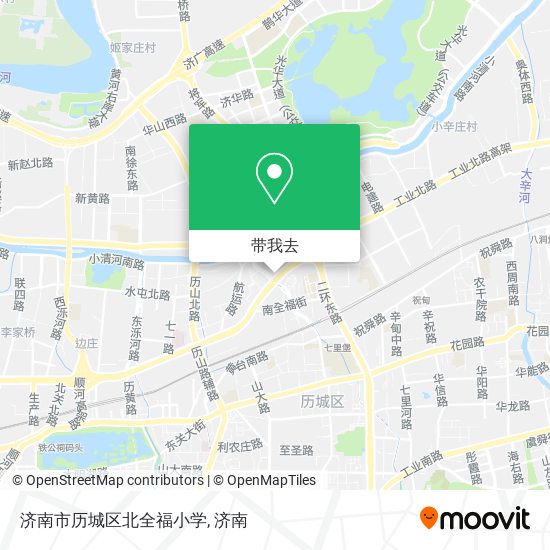 济南市历城区北全福小学地图