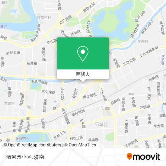 清河园小区地图