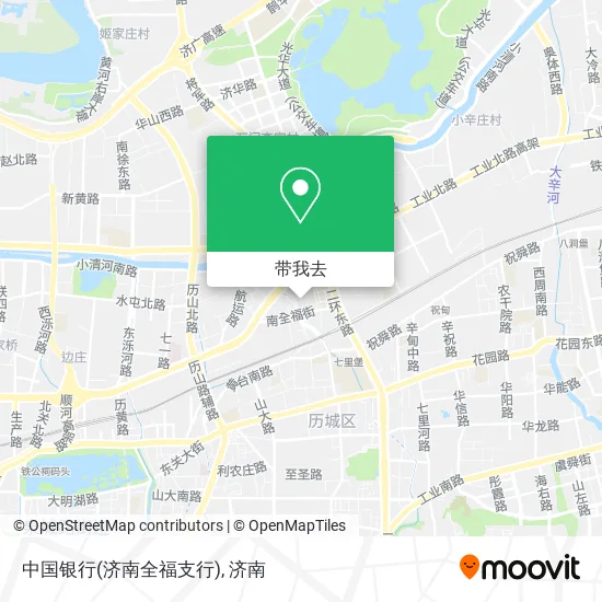 中国银行(济南全福支行)地图