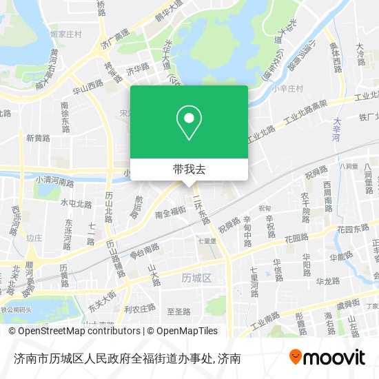 济南市历城区人民政府全福街道办事处地图