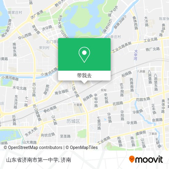 山东省济南市第一中学地图