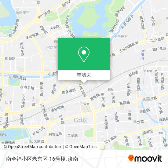 南全福小区老东区-16号楼地图