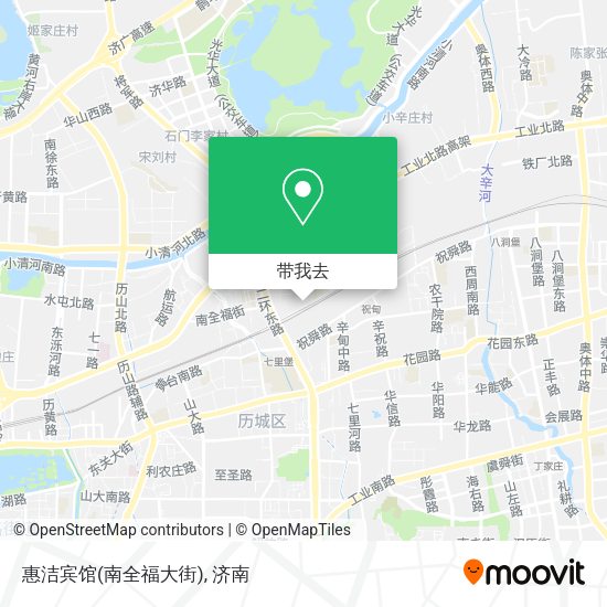 惠洁宾馆(南全福大街)地图