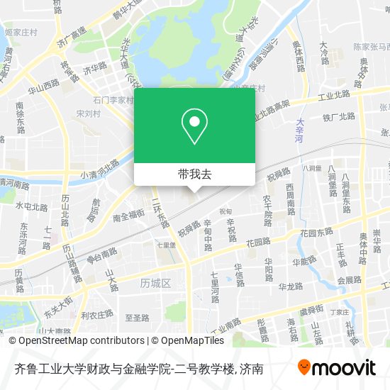 齐鲁工业大学财政与金融学院-二号教学楼地图