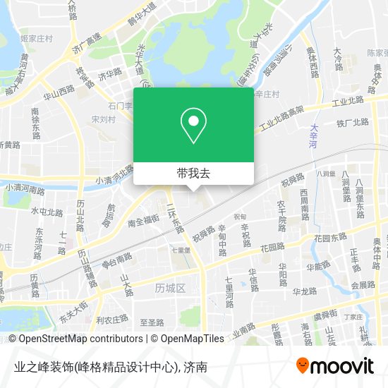 业之峰装饰(峰格精品设计中心)地图