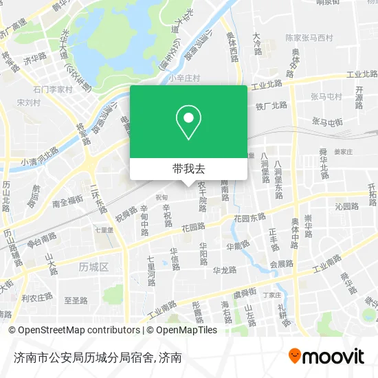 济南市公安局历城分局宿舍地图