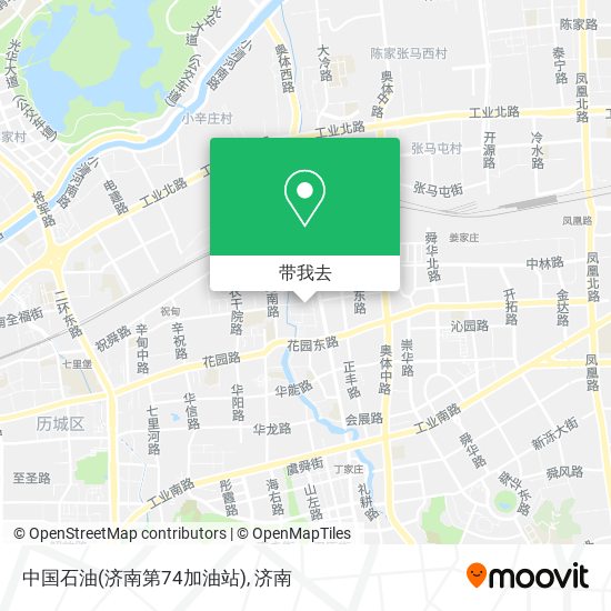 中国石油(济南第74加油站)地图