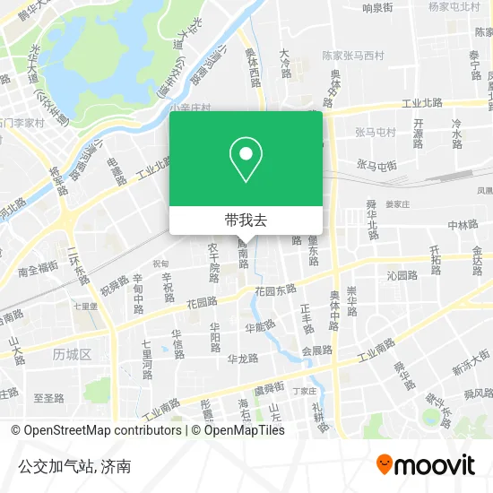 公交加气站地图