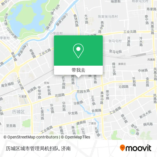 历城区城市管理局机扫队地图