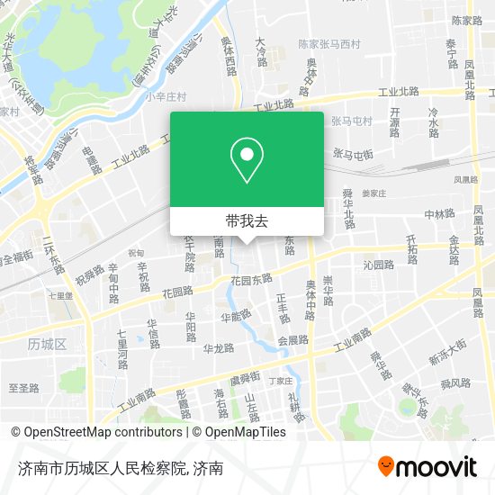 济南市历城区人民检察院地图